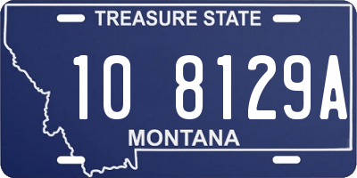 MT license plate 108129A