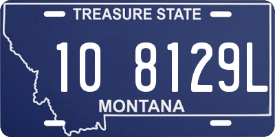 MT license plate 108129L