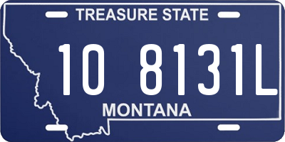 MT license plate 108131L