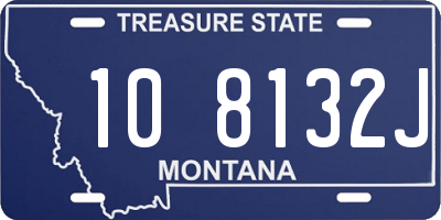 MT license plate 108132J