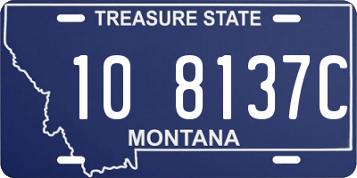 MT license plate 108137C