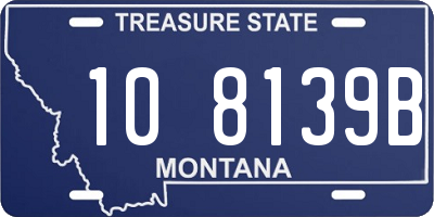 MT license plate 108139B