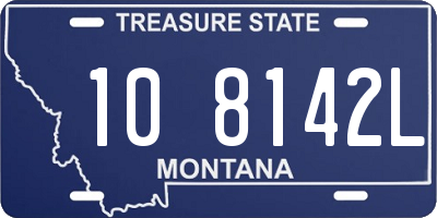 MT license plate 108142L