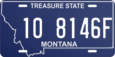 MT license plate 108146F