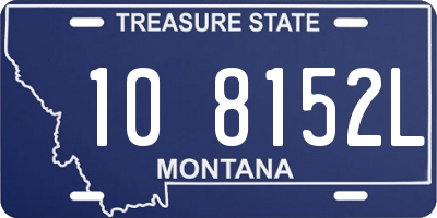 MT license plate 108152L