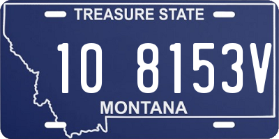 MT license plate 108153V