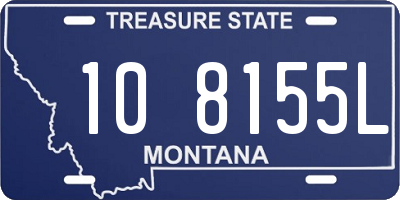 MT license plate 108155L