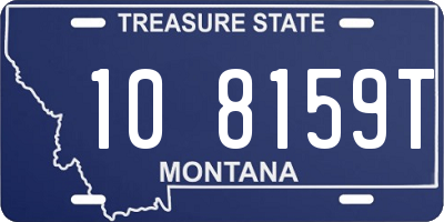 MT license plate 108159T