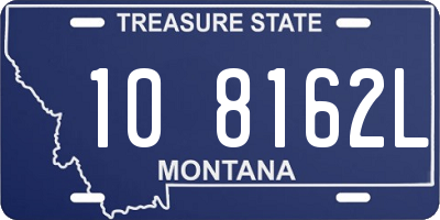 MT license plate 108162L