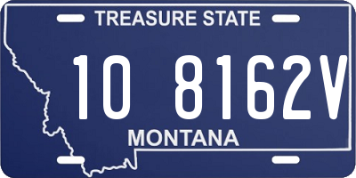 MT license plate 108162V