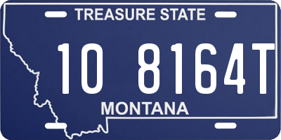 MT license plate 108164T