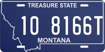 MT license plate 108166T