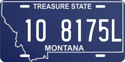 MT license plate 108175L