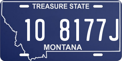 MT license plate 108177J