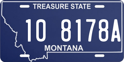 MT license plate 108178A