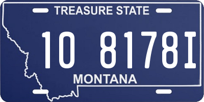 MT license plate 108178I