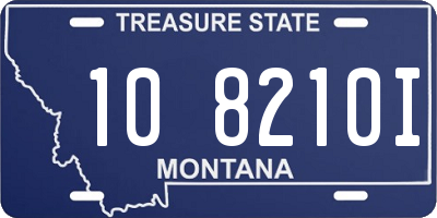 MT license plate 108210I