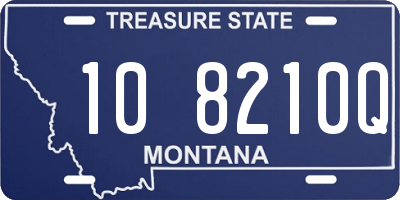 MT license plate 108210Q