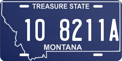 MT license plate 108211A