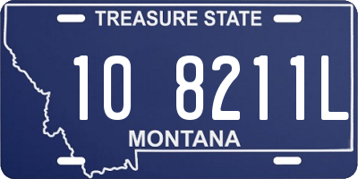 MT license plate 108211L