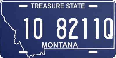 MT license plate 108211Q