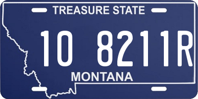 MT license plate 108211R