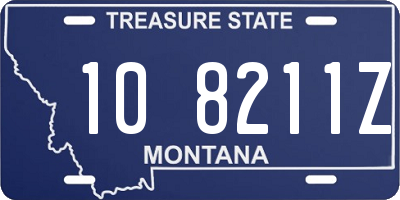 MT license plate 108211Z