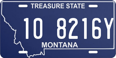 MT license plate 108216Y