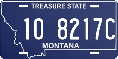 MT license plate 108217C