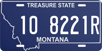 MT license plate 108221R