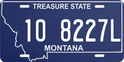 MT license plate 108227L