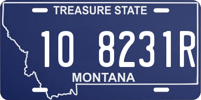 MT license plate 108231R