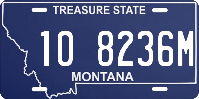 MT license plate 108236M