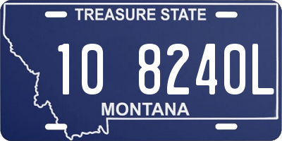 MT license plate 108240L