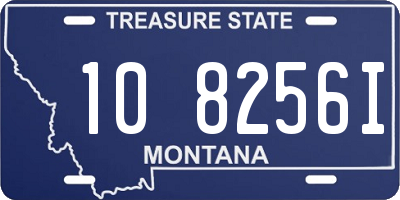 MT license plate 108256I