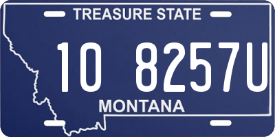 MT license plate 108257U