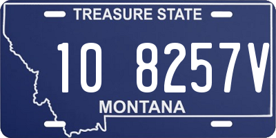 MT license plate 108257V