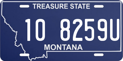 MT license plate 108259U