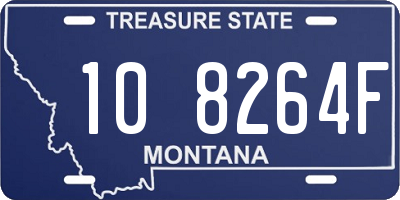 MT license plate 108264F