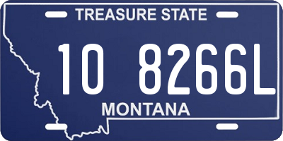 MT license plate 108266L