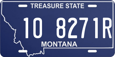 MT license plate 108271R