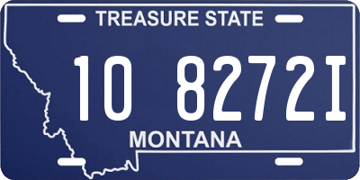 MT license plate 108272I