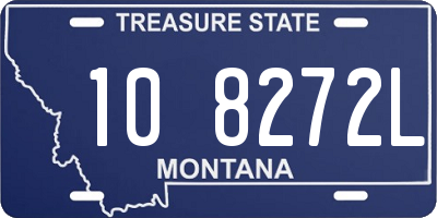 MT license plate 108272L