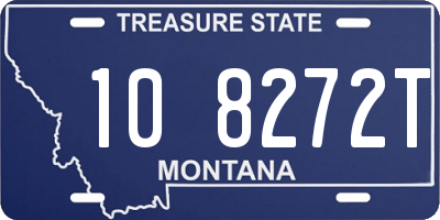 MT license plate 108272T