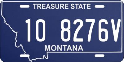 MT license plate 108276V