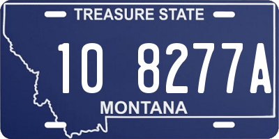 MT license plate 108277A