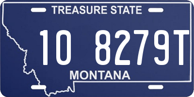 MT license plate 108279T