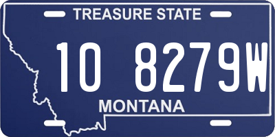 MT license plate 108279W