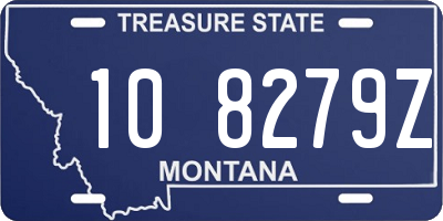 MT license plate 108279Z