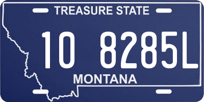 MT license plate 108285L